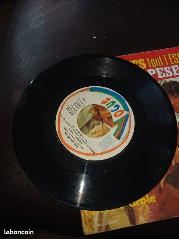 45rpm vinyl record les Charlot font l Espagne au pays des pesetas – photo 4